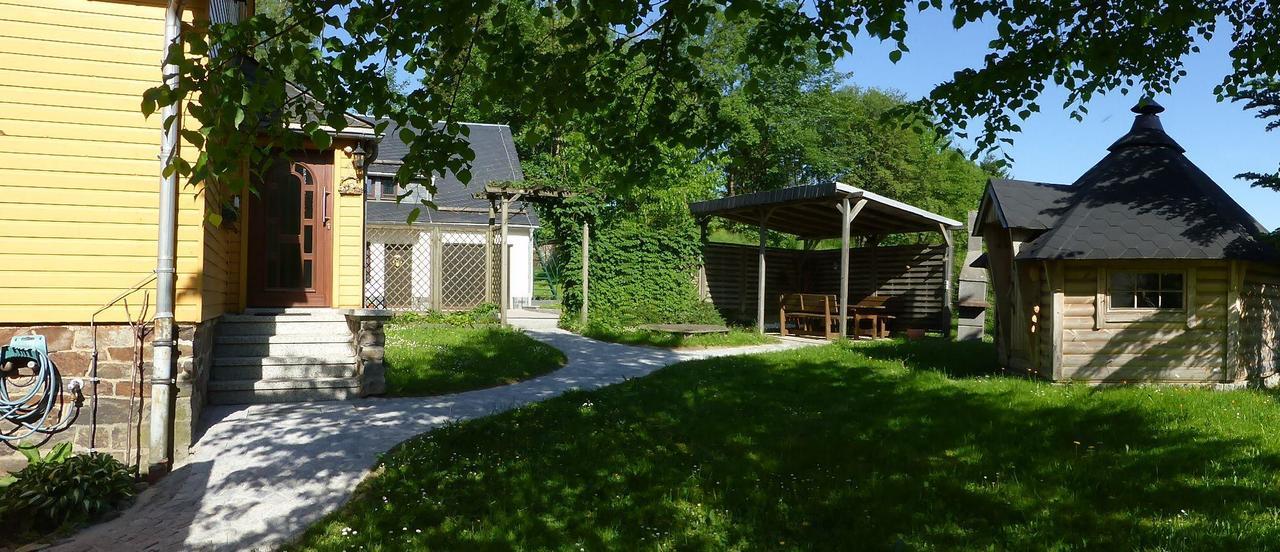 Ferienwohnung-Wasserlaeufer Mulde Exteriör bild